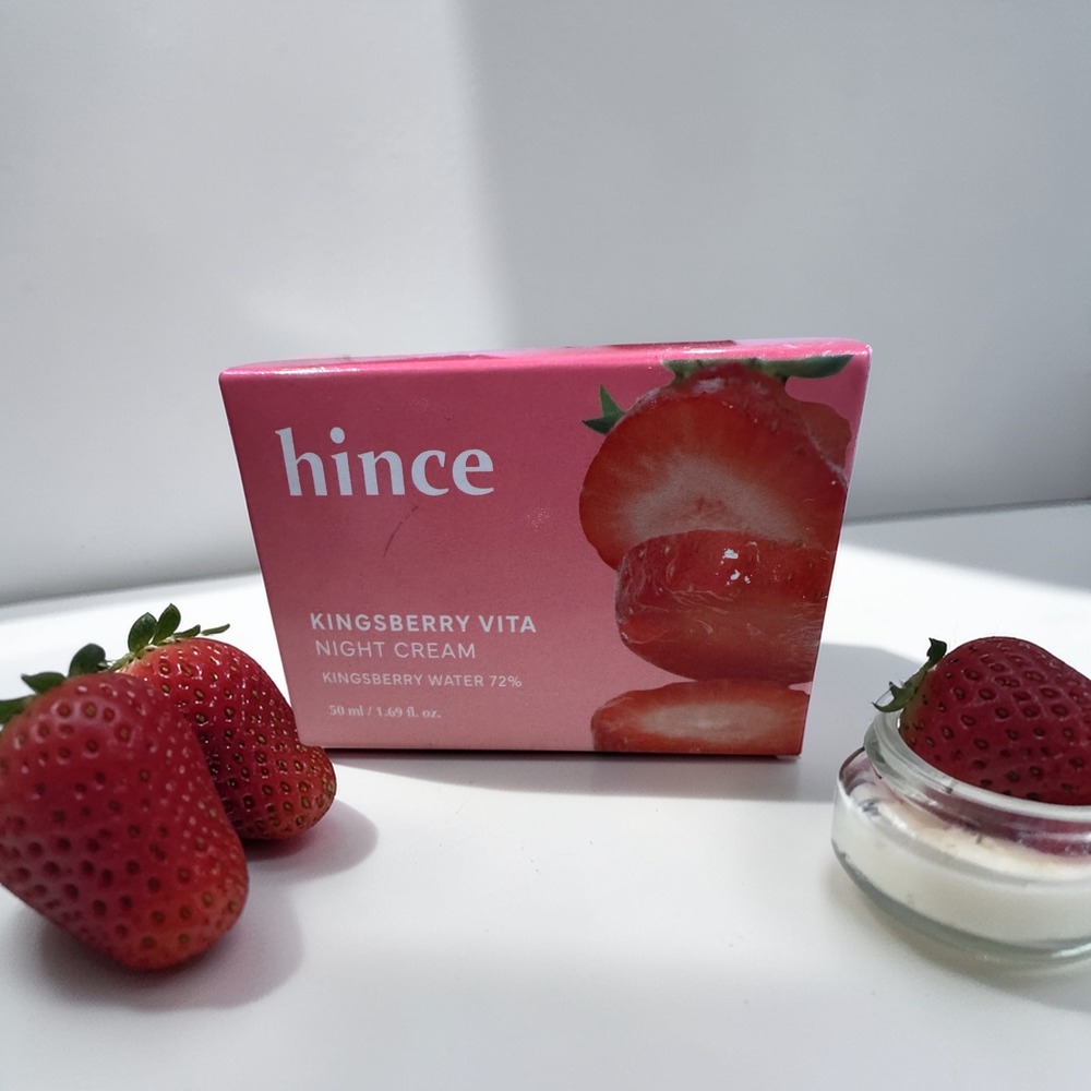 Hince Kingsberry Vita‎ Night Cream 72% Kingsberry Water Korean Skincare 50ml NEW